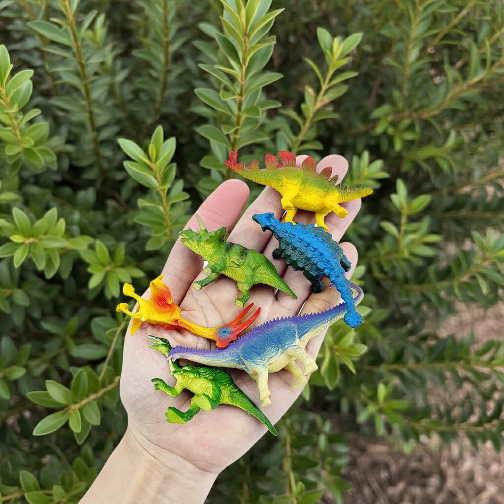 12pcs Dinosaur Toy Set - Updated Realistic Simulated Dinosaurs Models for Kids - Brachiosaurus & Tyrannosaurus Rex - Perfect Christmas Gift