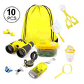 Kids Outdoor Explorer Kit with Binoculars, Butterfly Net, and Drawstring Bag - Essential Educational Nature Exploration Toys for Boys & Girls