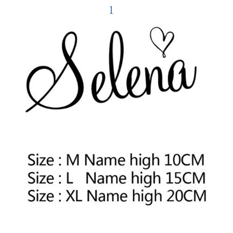 Custom Name Kids Room Wall Stickers Wallpaper For Nursery Personalized Decoration Vinyl Decals Bedroom Paper Y301