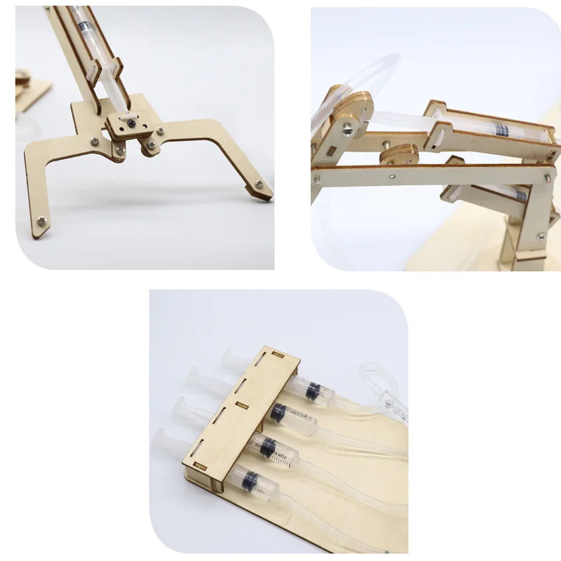 Hydraulic Mechanical Arm DIY Model Building Toy for Kids - Educational Science Gift
