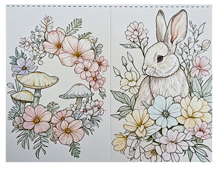 Forest Animals Adult Coloring Book - Stress Relief & Mindfulness Coloring Pages Activity Book