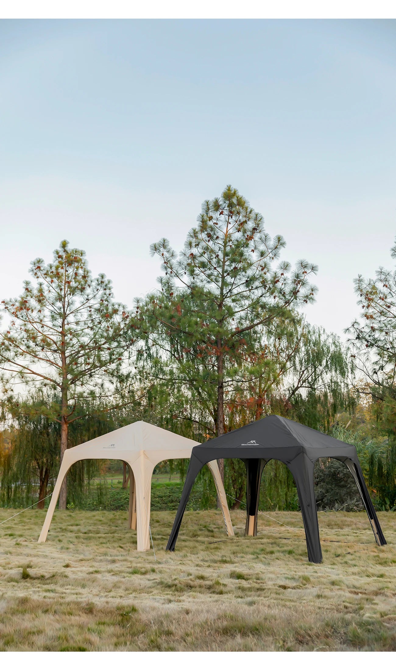 Inflatable Camping Tent for 4-6 People - Easy Set Up All-Season Outdoor Dome Tent 2000+ Model