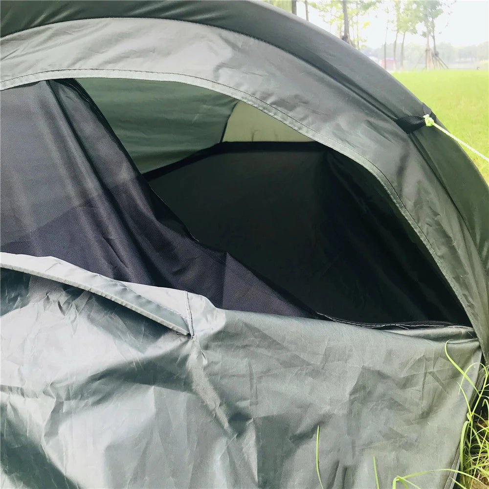 Outdoor Ultralight 1 Person Tent - Portable Waterproof Sleeping Bag for Camping, Cycling, and Travel Equipment