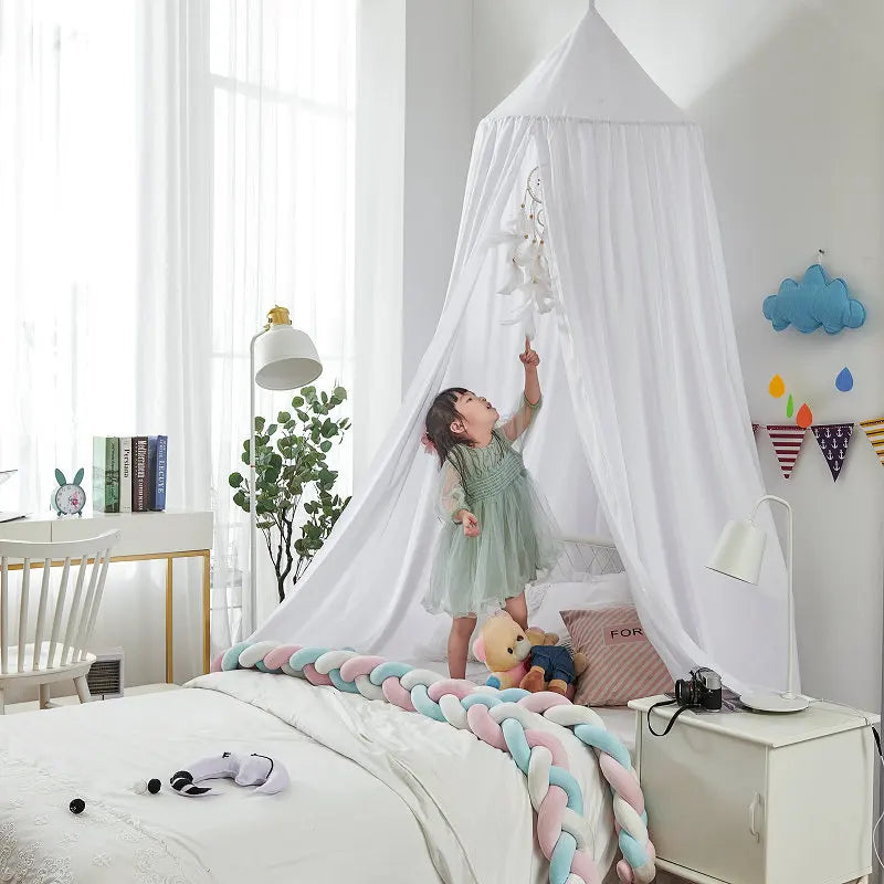 Kids Mosquito Net Baby Crib Curtain Hanging Tent Bed Decor Girl Princess Hanging Bed Canopy Living Corner Play Reading NookDecor