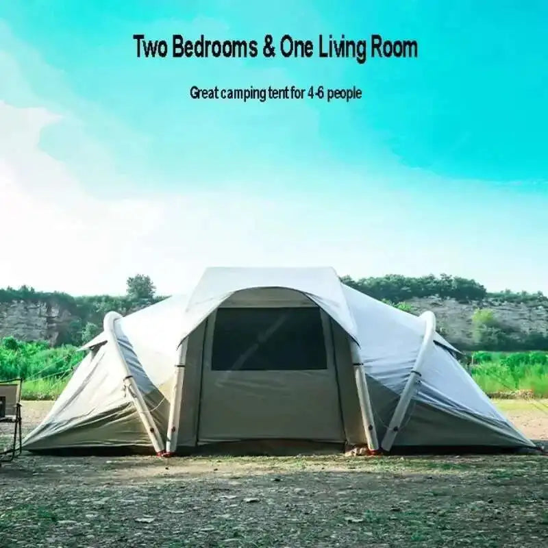 6 Person Camping Tent - Outdoor Air Hiking Awning for 6 People
