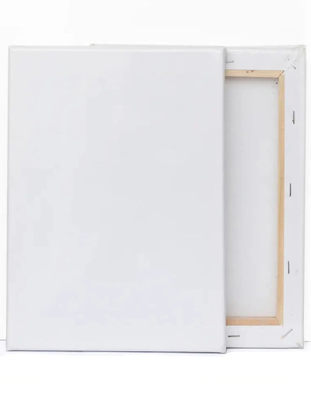8x10 Inch 100% Cotton Primed White Stretched Canvas Board for Painting, Acrylic Pouring, and Oil Paint