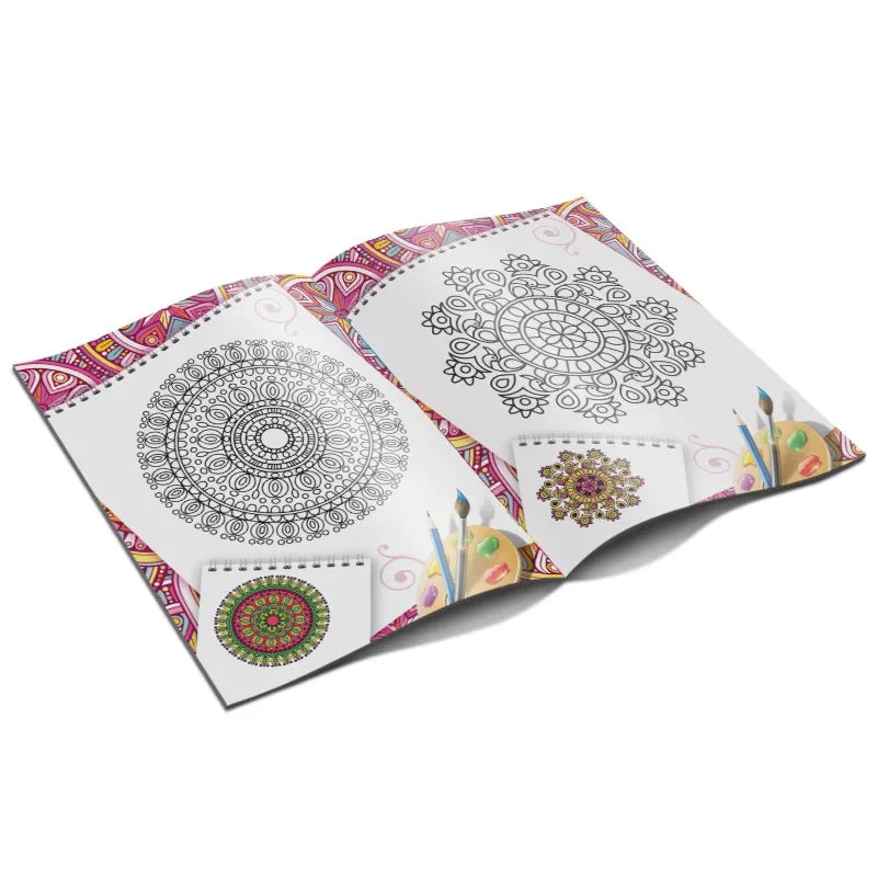 Cute Drawing and Coloring Book for Kids - Early Education Hand-Painted Graffiti Activity Book