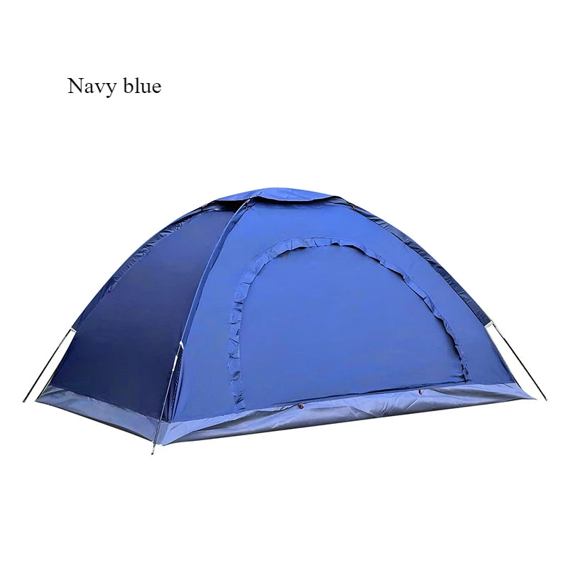 Outdoor Camping Tent - Hand-Built Rain and Sun Protection Hiking Tent for Couples and Children, Portable and Windproof