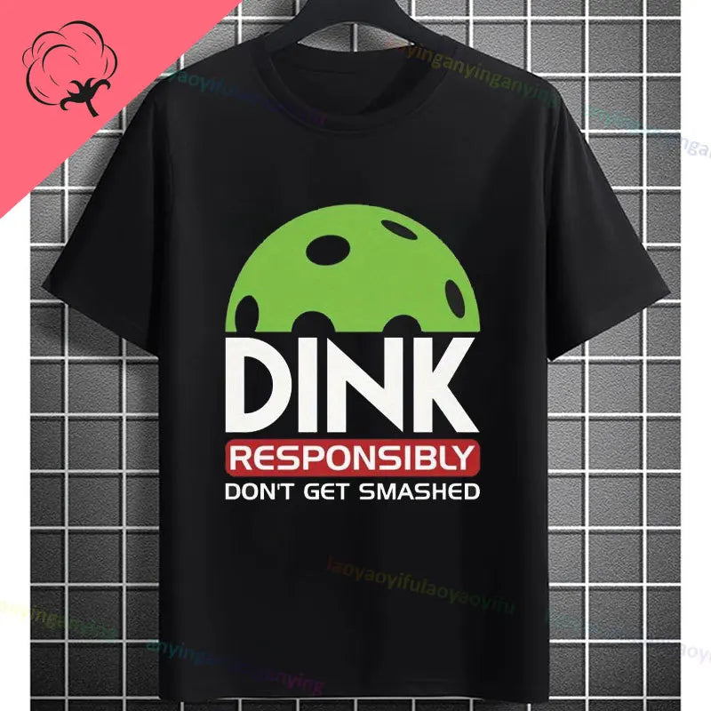 Pickleball Graphic T-Shirt – It Was in Funny Design Casual 100% Cotton Short Sleeve Tee for Sporty Style and Gift