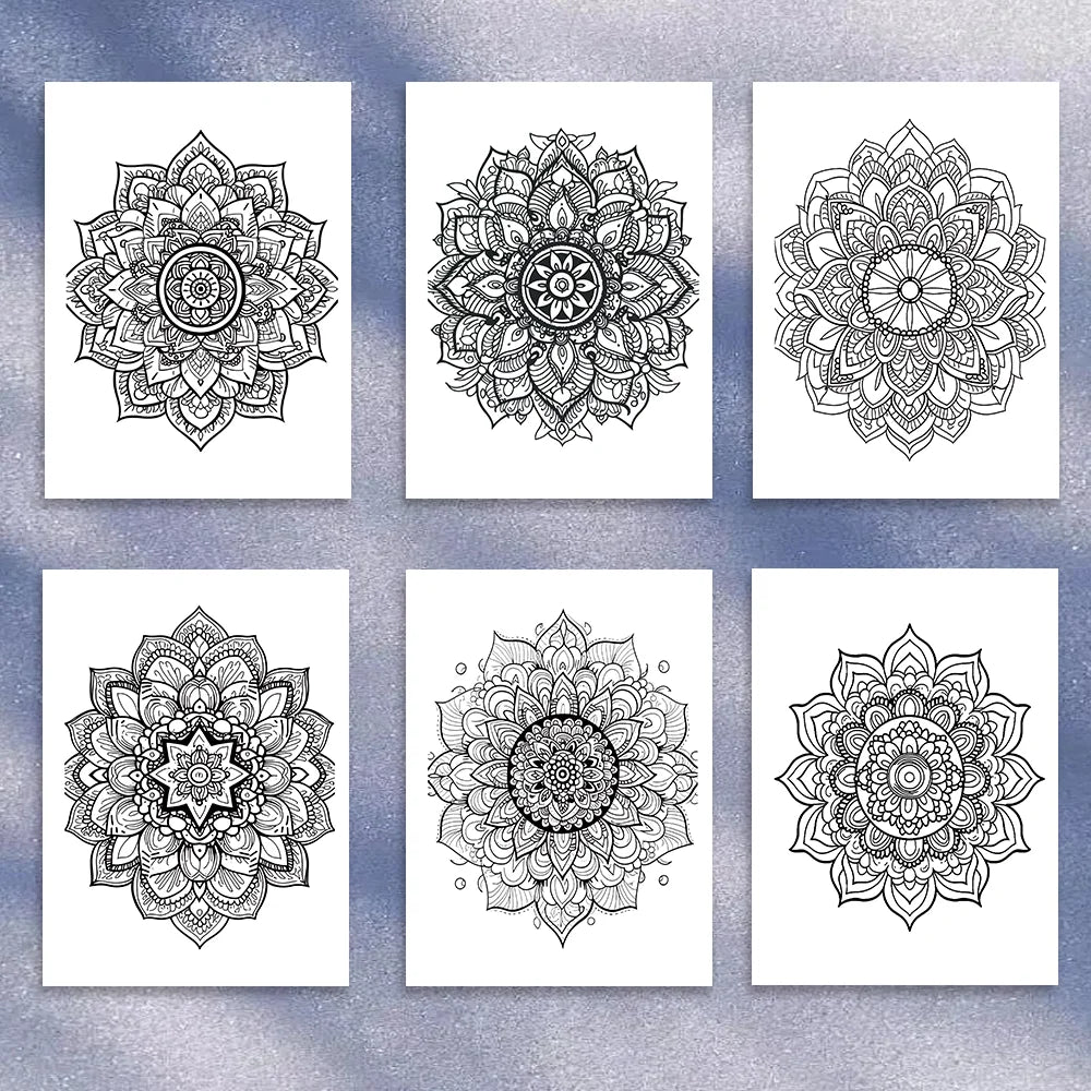 Mandala Coloring Book for Teenagers - 30 Unique Patterns on 100gsm Thick Paper - Stress Relief and Birthday Gift