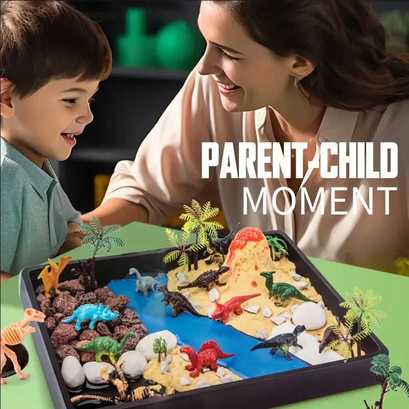 Dinosaur Habitat Experiment Set - Unlock Creativity with Dinosaur Models for Hands-on Skills Development - Engaging Jurassic Dinosaur Toys Set