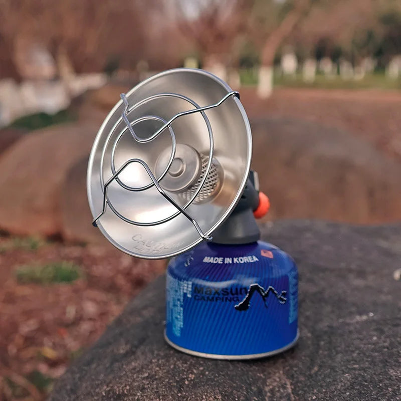 Outdoor Portable Gas Heater for Camping and Hiking - Mini Gas Burner for Warmth and Survival