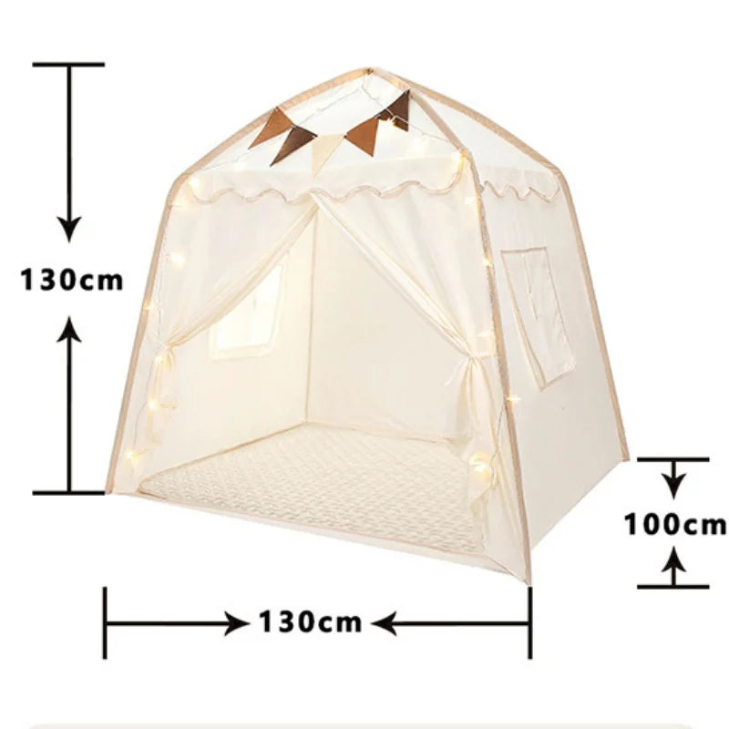 Kids Play Tent for Boys and Girls - Princess Castle Playhouse for Indoor Outdoor Fun - Ideal Gift for Toddlers