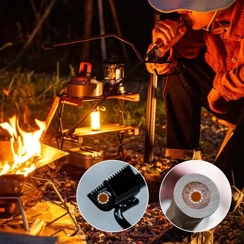 Log Grabber and Fire Tongs - Multifunctional Fire Pit Tools for Easy Log Handling and Fireplace Use