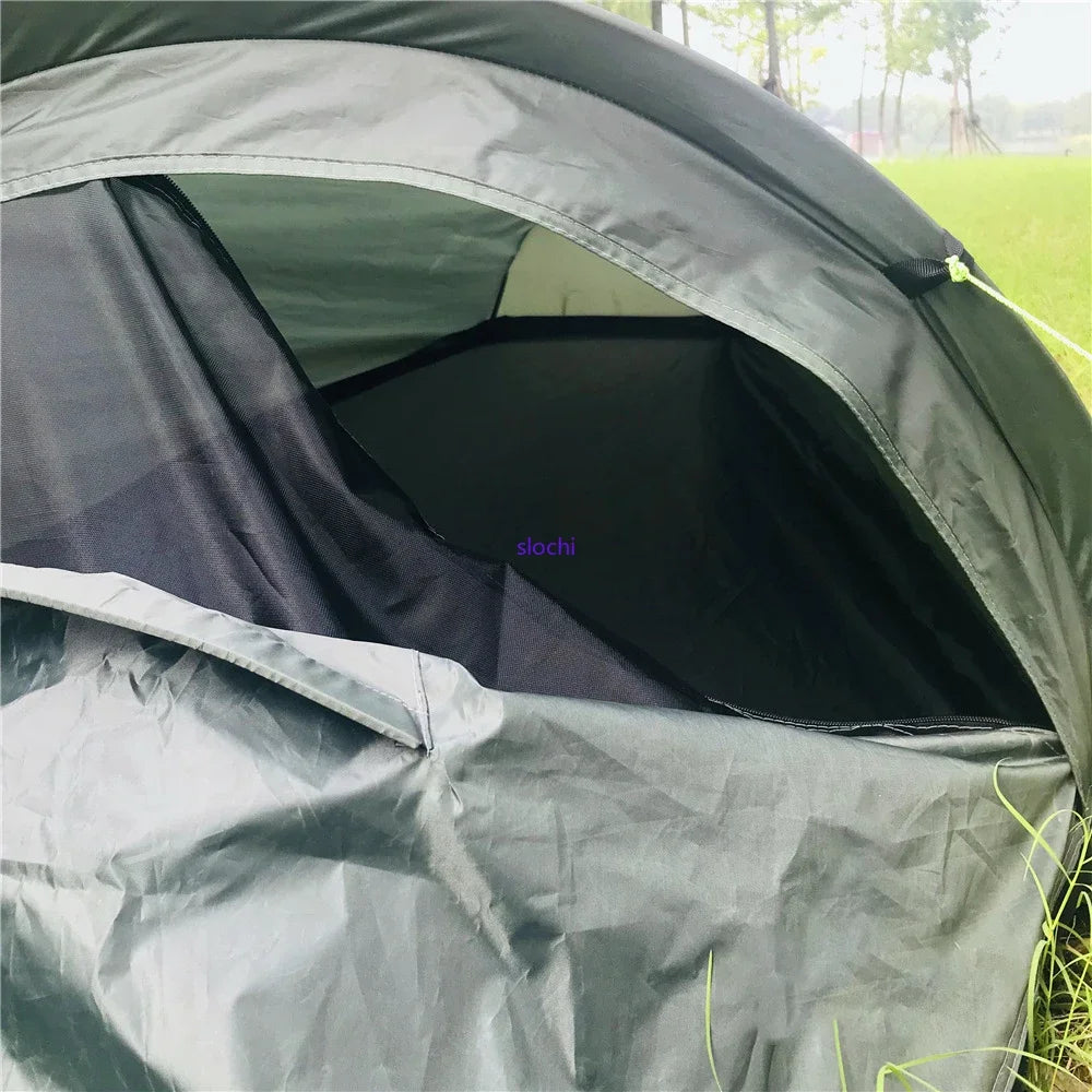 Outdoor Ultralight 1 Person Tent - Portable Waterproof Sleeping Bag for Camping, Cycling, and Travel Equipment