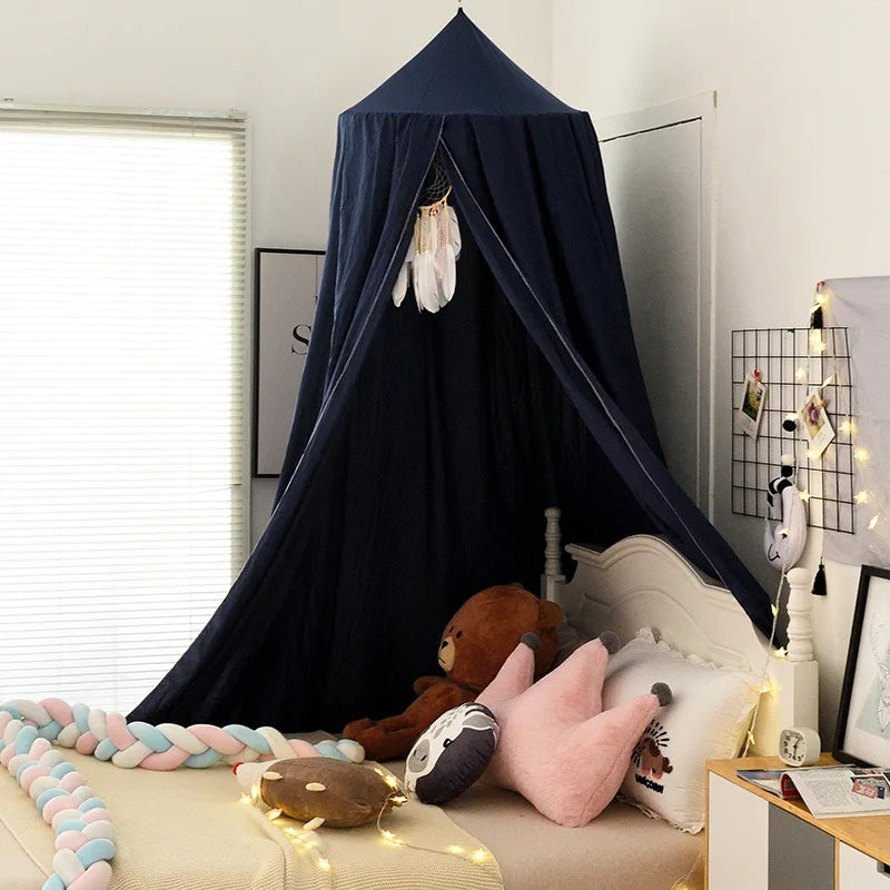 Kids Mosquito Net Baby Crib Curtain Hanging Tent Bed Decor Girl Princess Hanging Bed Canopy Living Corner Play Reading NookDecor