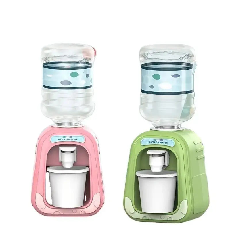 Simulation Cartoon Kitchen Toy Mini Water Dispenser for Kids Educational Play House Experience