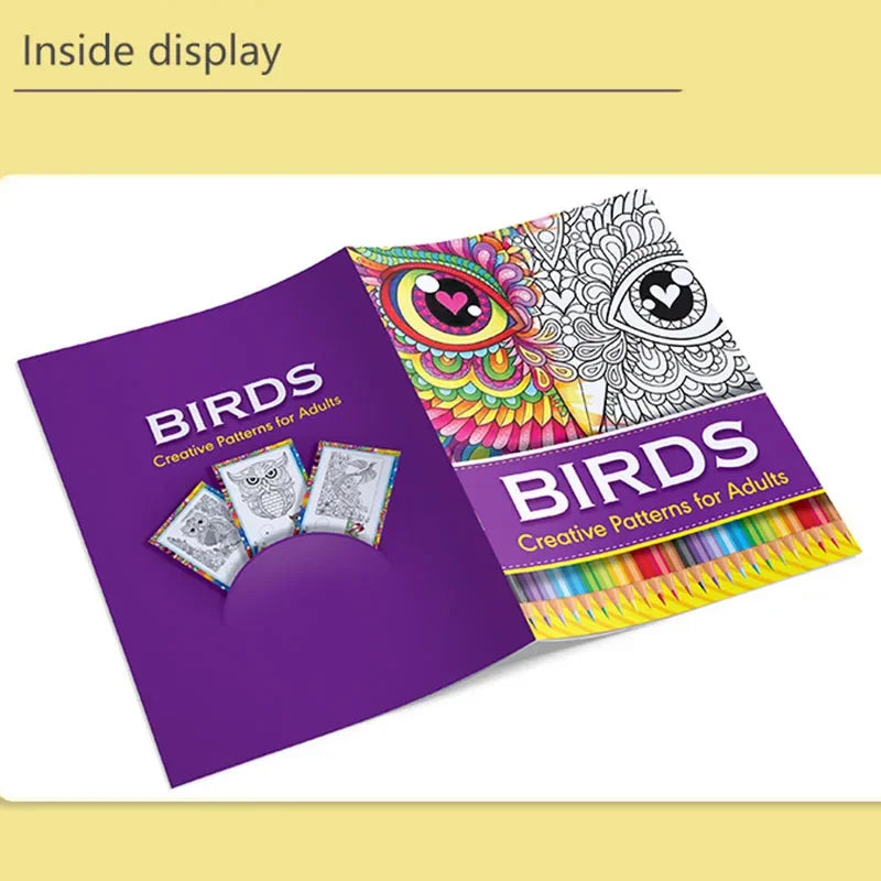 Cute Drawing and Coloring Book for Kids - Early Education Hand-Painted Graffiti Activity Book