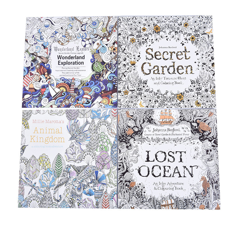 Coloring Book for Kids and Adults - Stress Relief Art Therapy for Relaxation and Creative Fun