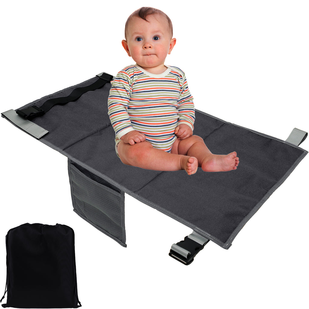 Kids Travel Airplane Bed Portable Children Pedals Beds Foot Leg Rest Hammock Baby Footrest Bed Toddler Airplane Seat Extender