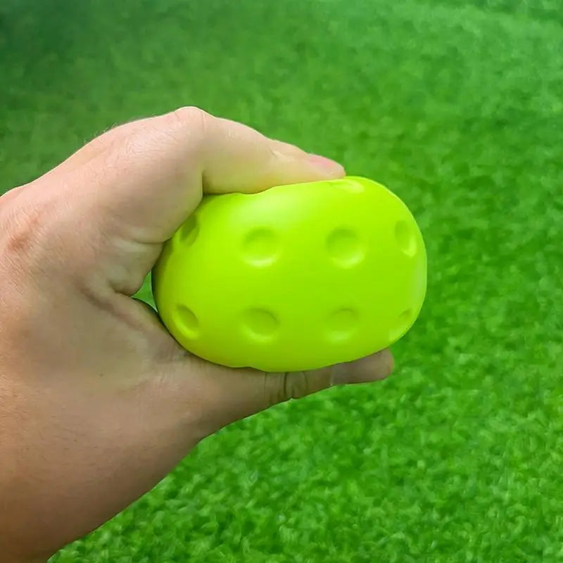 3PCS Silent Indoor Pickleball Balls 74mm for Quiet Warm-Up and Low Noise Practice