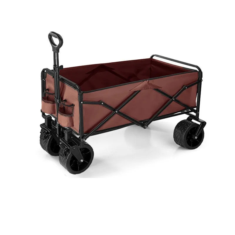 K-star Outdoor Camping Cart for Kids - Foldable Off-Road Wheel Cart for 2024, Ideal for Small Adventures