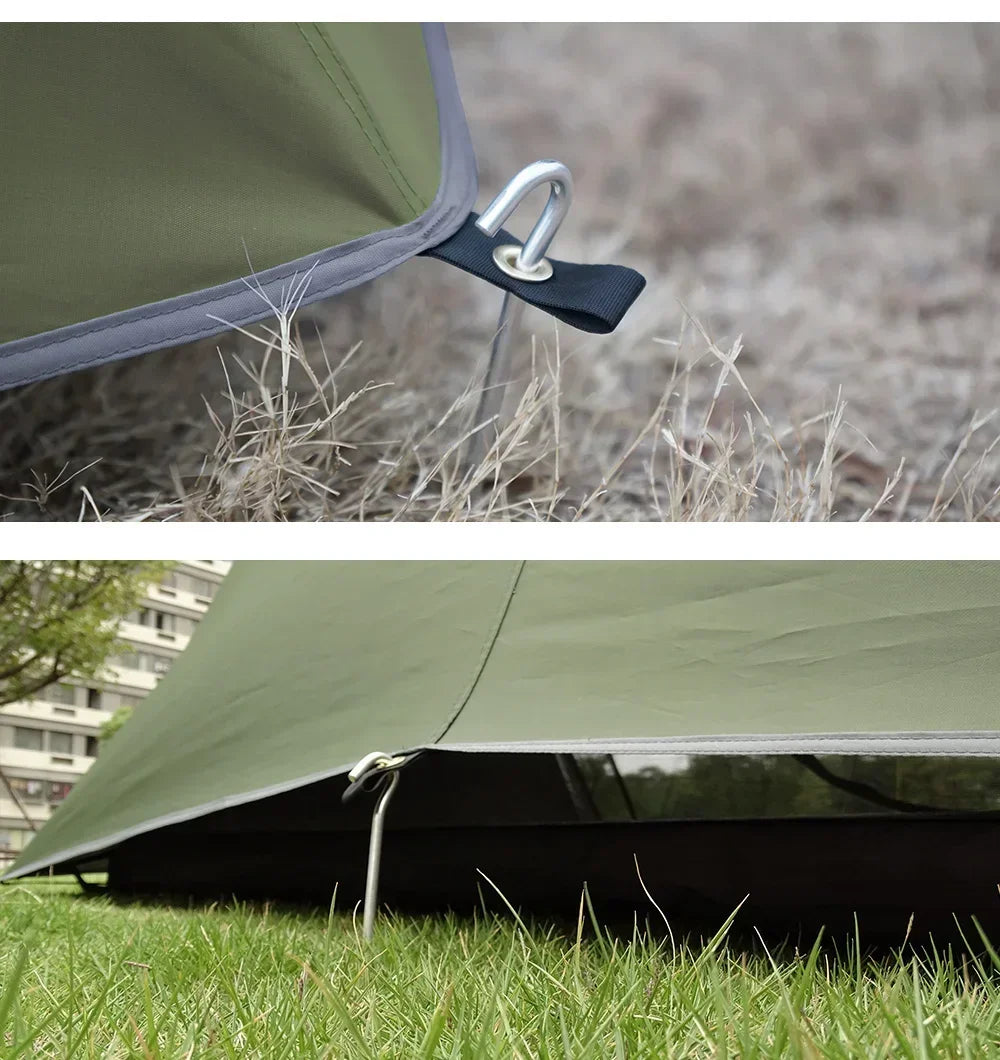 Bushcraft Baker Style Tent for Outdoor Camping - Multifunctional Woodland Shelter for 2 Persons