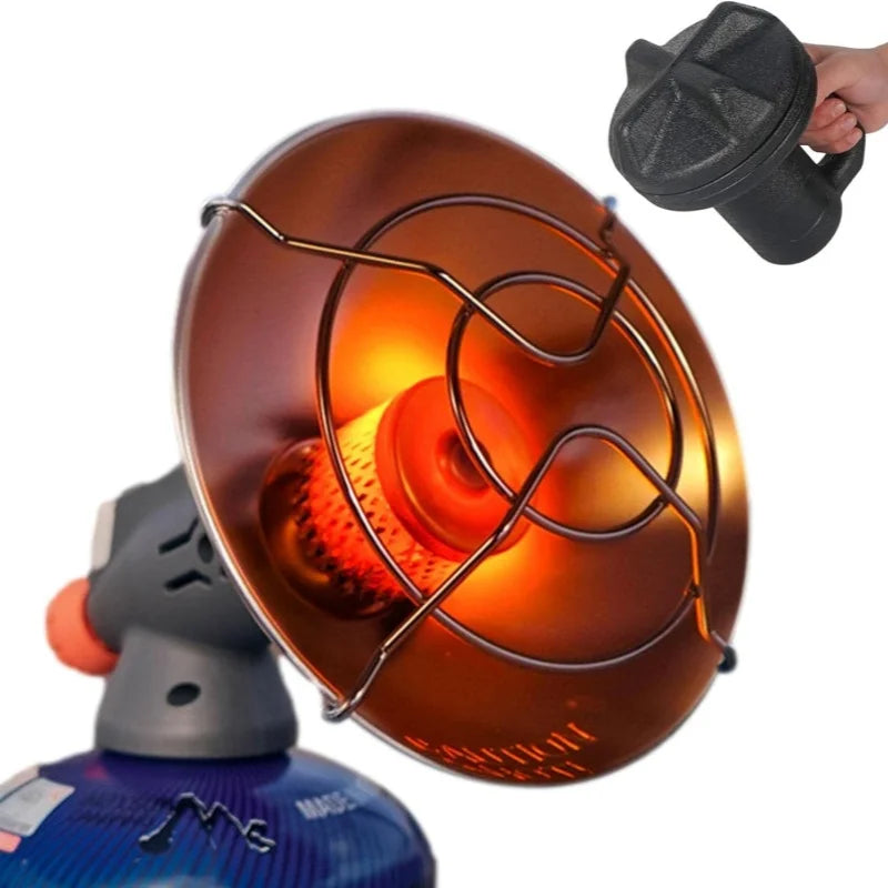 Outdoor Portable Gas Heater for Camping and Hiking - Mini Gas Burner for Warmth and Survival