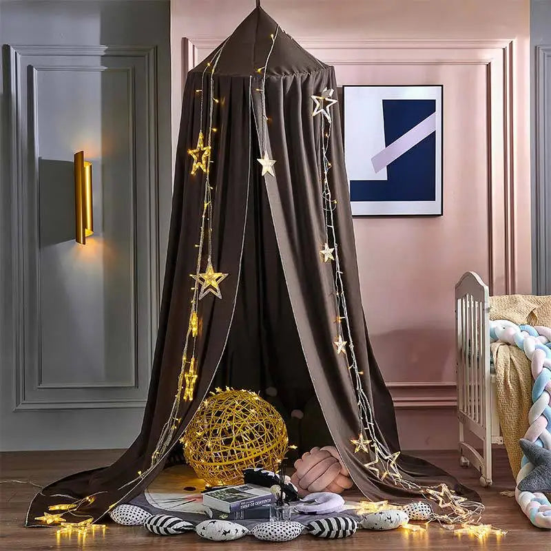 Kids Mosquito Net Baby Crib Curtain Hanging Tent Bed Decor Girl Princess Hanging Bed Canopy Living Corner Play Reading NookDecor
