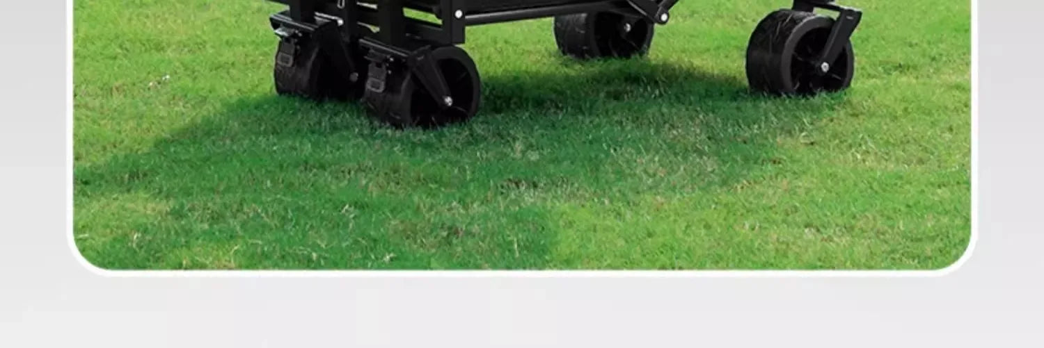 K-star Outdoor Camping Cart for Kids - Foldable Off-Road Wheel Cart for 2024, Ideal for Small Adventures