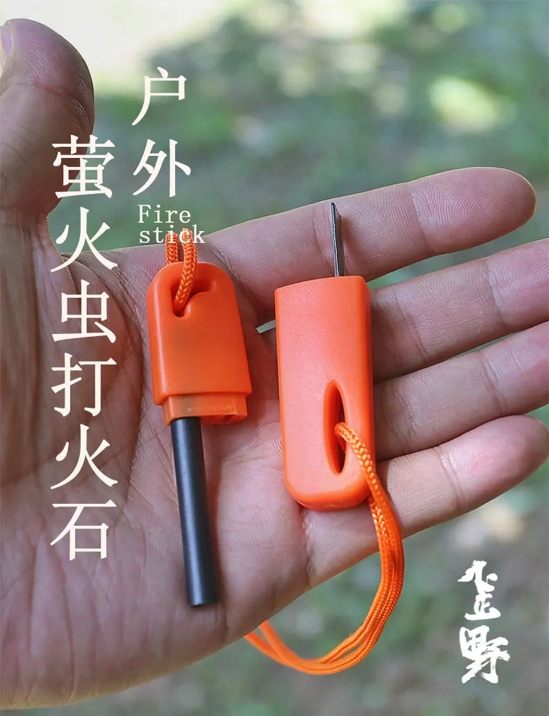 Survivor Emergency Flint for Wilderness Survival - Magnesium Strip Box with Scraper and Ignition Stick for Firearms