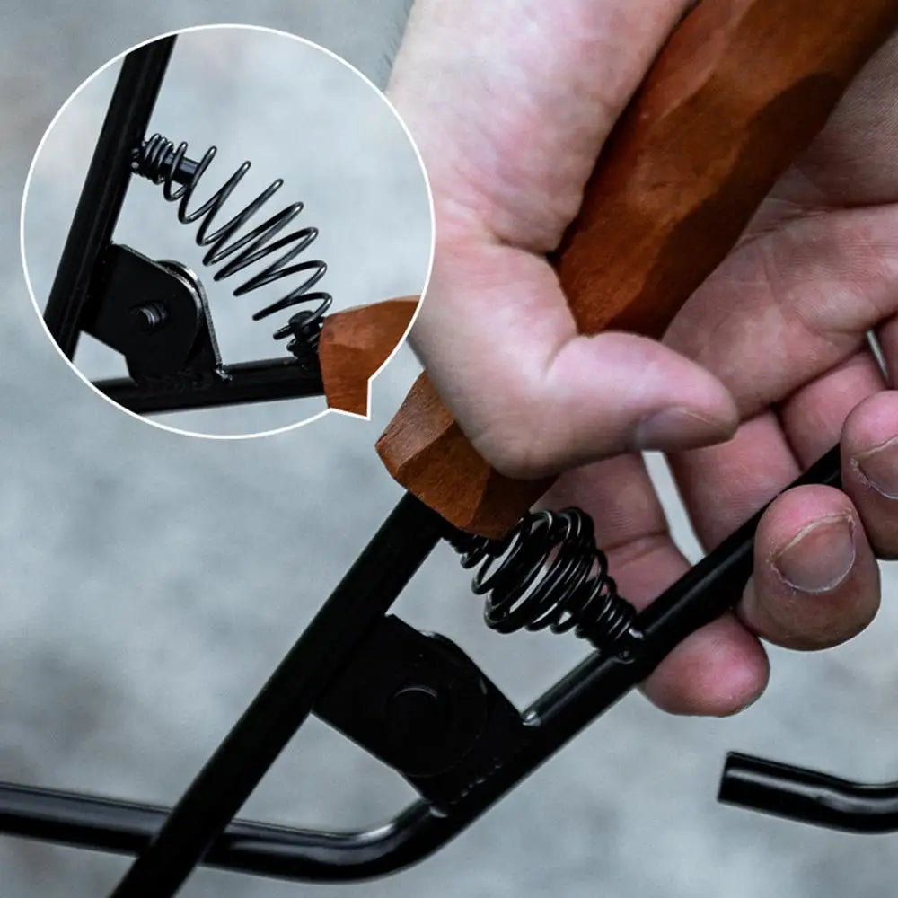 Log Grabber and Fire Tongs - Multifunctional Fire Pit Tools for Easy Log Handling and Fireplace Use