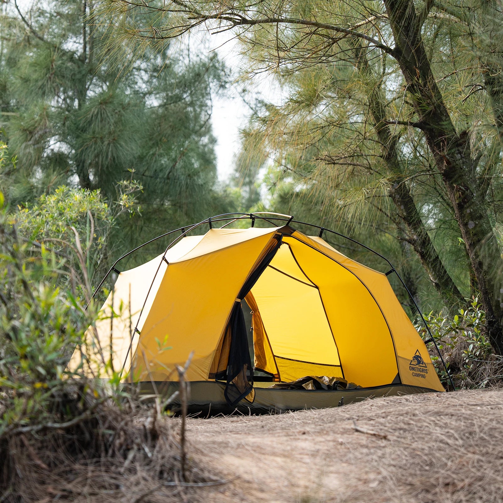 OneTigris Stella 4 Season Camping Tent for 1-2 Persons - Lightweight Double Layer, 3000mm Waterproof for Outdoor Hiking and Beach