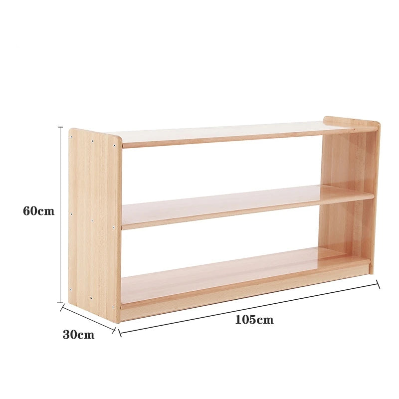 Montessori Kids Beachwood Shelf, Cabinet, Table, Rug Stand, Cupboard for Kindergarten and Childcare Center