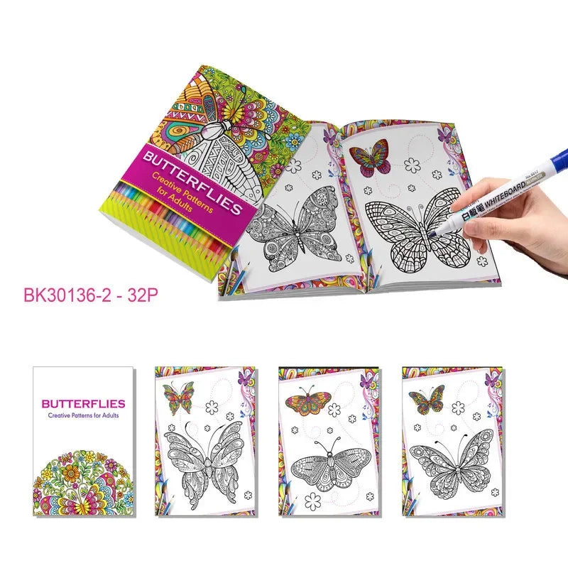 Cute Drawing and Coloring Book for Kids - Early Education Hand-Painted Graffiti Activity Book