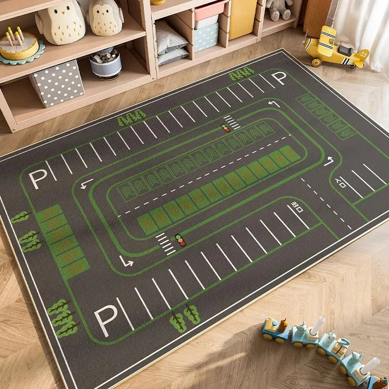Kids Number Rug Educational Toy Non Slip Easy Clean Nursery Playroom Activity Center Decor Learning Mat Children Carpet Fashion