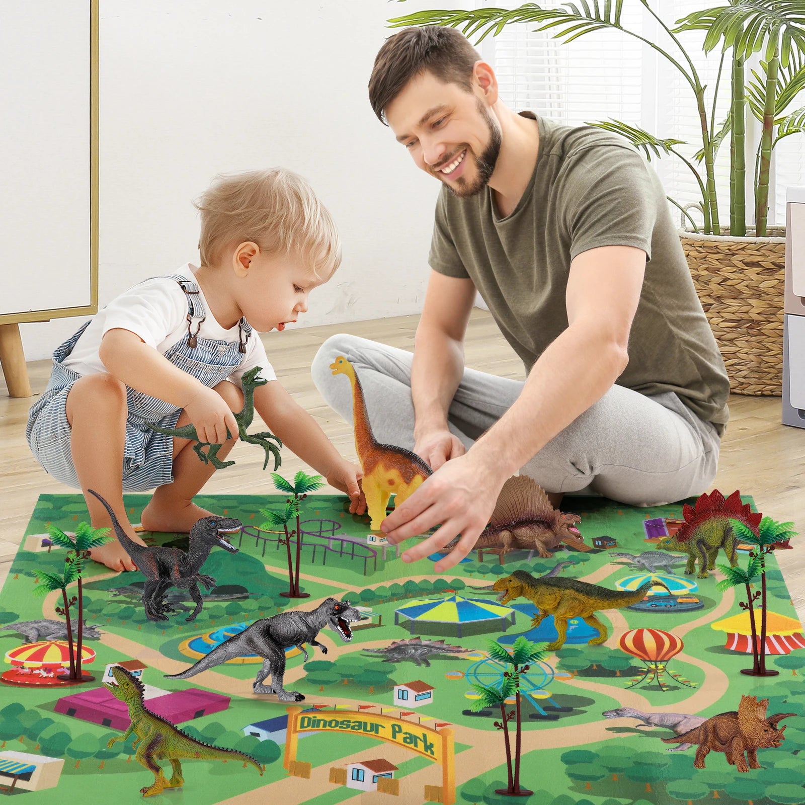 Simulated Dinosaur Educational Toy Set for Kids - Perfect Birthday and Christmas Gifts