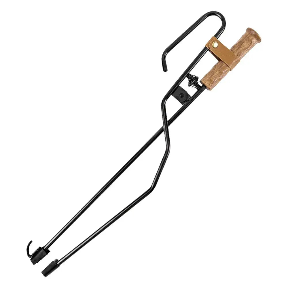 Log Grabber and Fire Tongs - Multifunctional Fire Pit Tools for Easy Log Handling and Fireplace Use