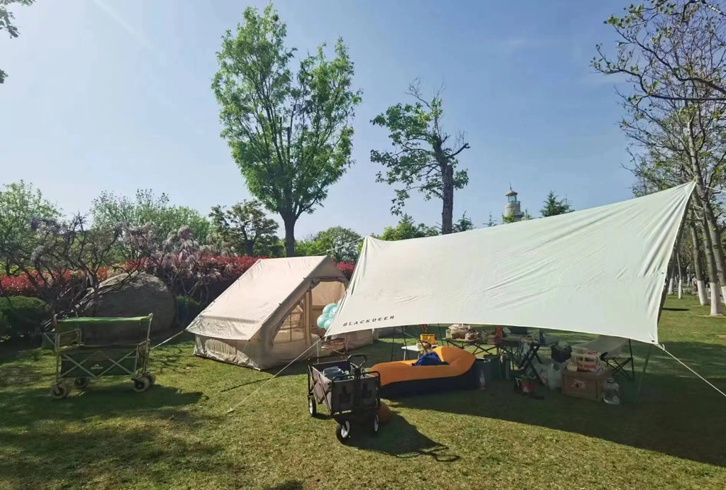 Large Inflatable Tent for Family Dinners and Outdoor Camping - Innovative Design