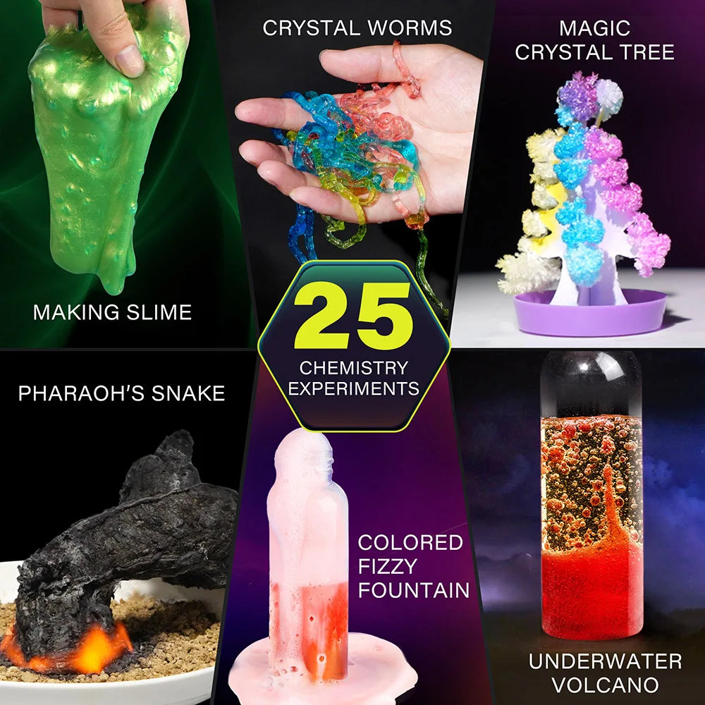 Science Kits for Kids Ages 8+, 105 Educational Experiments STEM Toys for Boys and Girls - Perfect Birthday and Christmas Gift