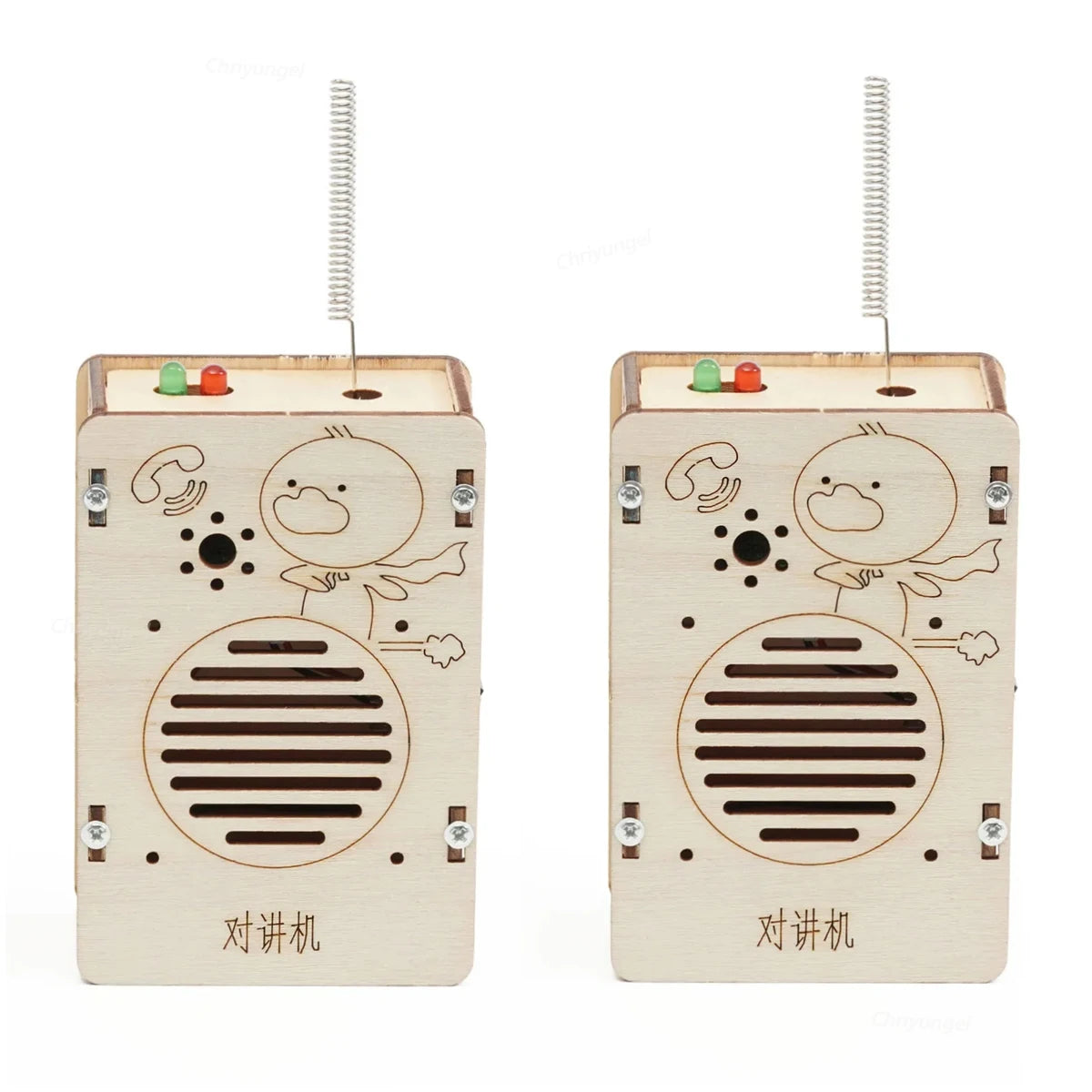 DIY Wireless Walkie Talkie Model Kit - STEM Educational Tool for Kids, Science Project Gift