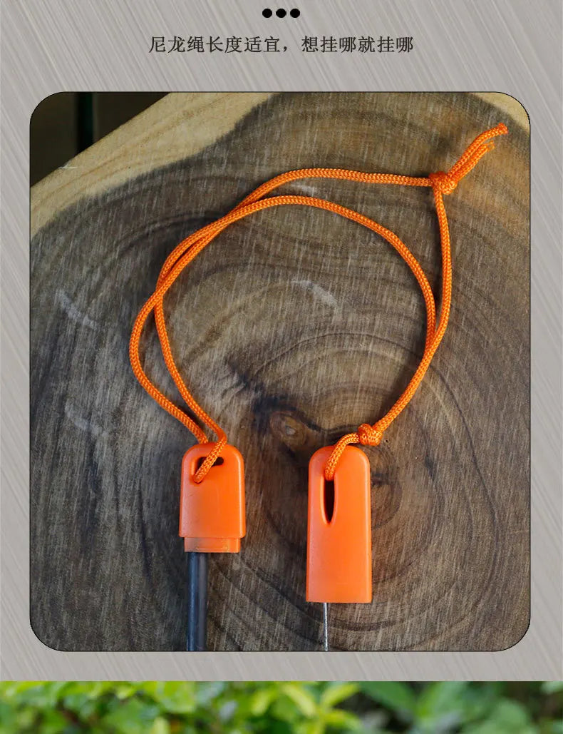 Survivor Emergency Flint for Wilderness Survival - Magnesium Strip Box with Scraper and Ignition Stick for Firearms