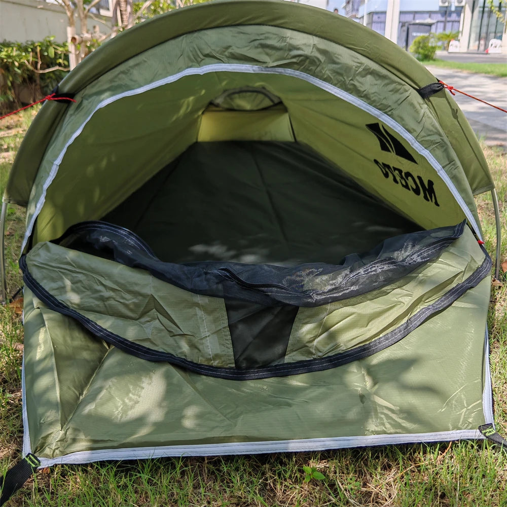 Outdoor Ultralight 1 Person Tent - Portable Waterproof Sleeping Bag for Camping, Cycling, and Travel Equipment