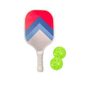 Pickleball Paddles Set with Fiberglass Surface for Non-Slip Grip, Durable Lightweight Design for Enhanced Traction and Stability