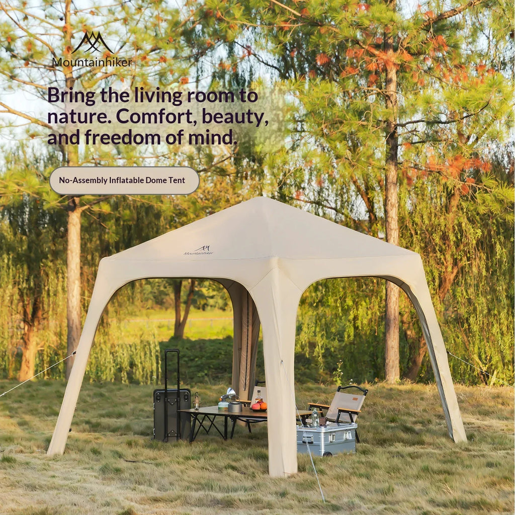 Inflatable Camping Tent for 4-6 People - Easy Set Up All-Season Outdoor Dome Tent 2000+ Model