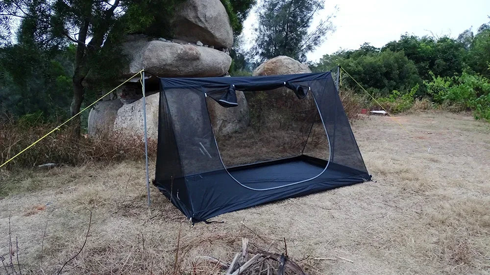 Bushcraft Baker Style Tent for Outdoor Camping - Multifunctional Woodland Shelter for 2 Persons