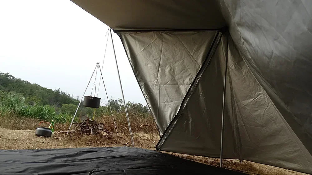 Bushcraft Baker Style Tent for Outdoor Camping - Multifunctional Woodland Shelter for 2 Persons