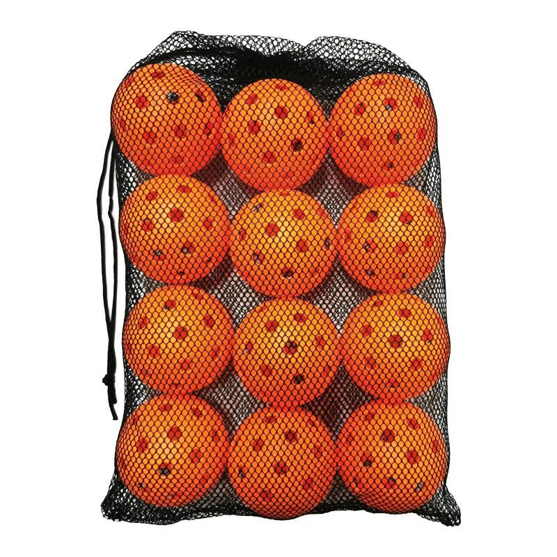 12pcs 74MM Durable Outdoor Pickleballs with 40 Holes - 26g Competition Pickleball Packs