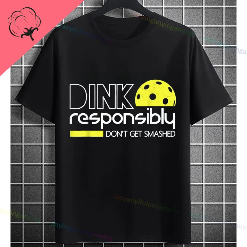 Pickleball Graphic T-Shirt – It Was in Funny Design Casual 100% Cotton Short Sleeve Tee for Sporty Style and Gift