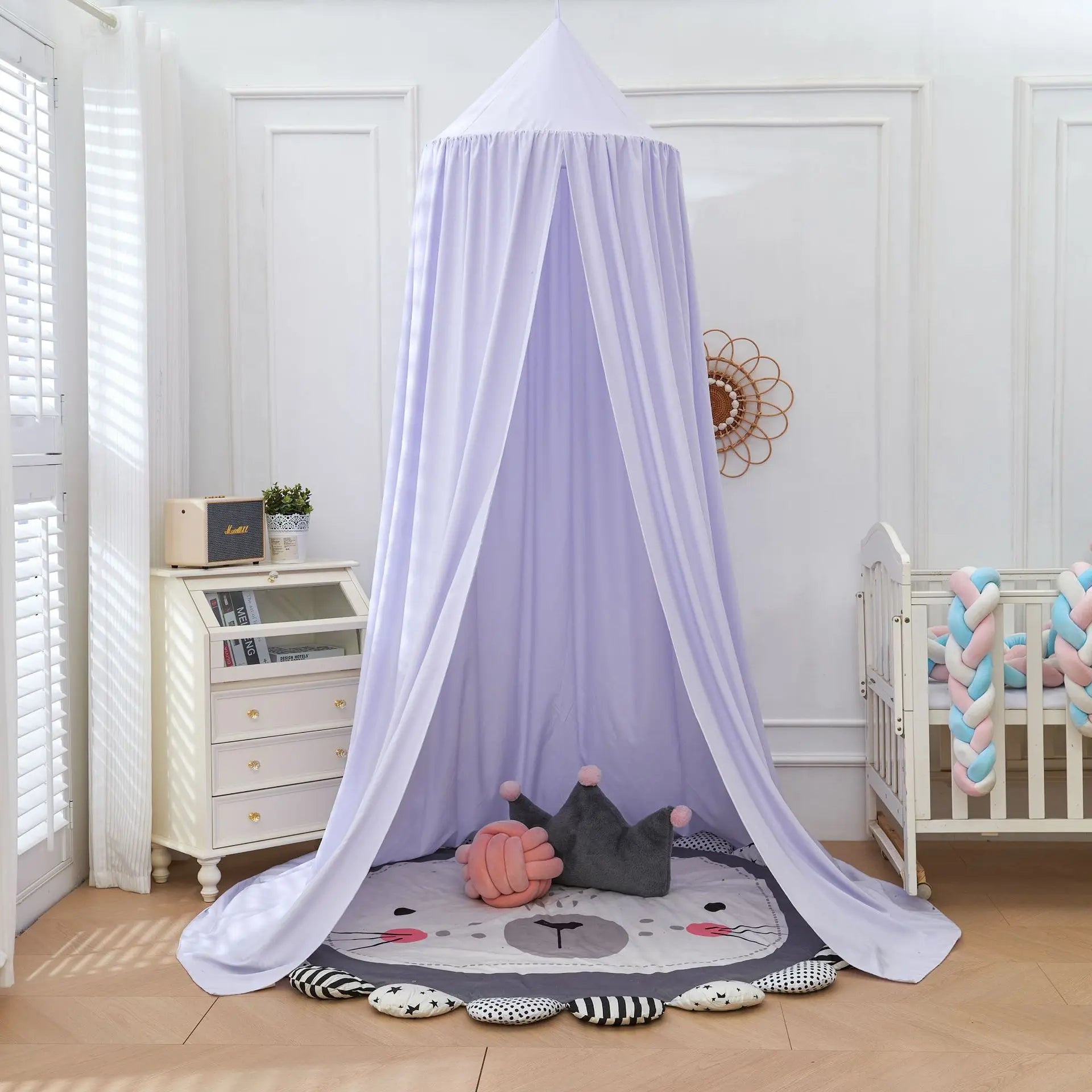 Kids Mosquito Net Baby Crib Curtain Hanging Tent Bed Decor Girl Princess Hanging Bed Canopy Living Corner Play Reading NookDecor